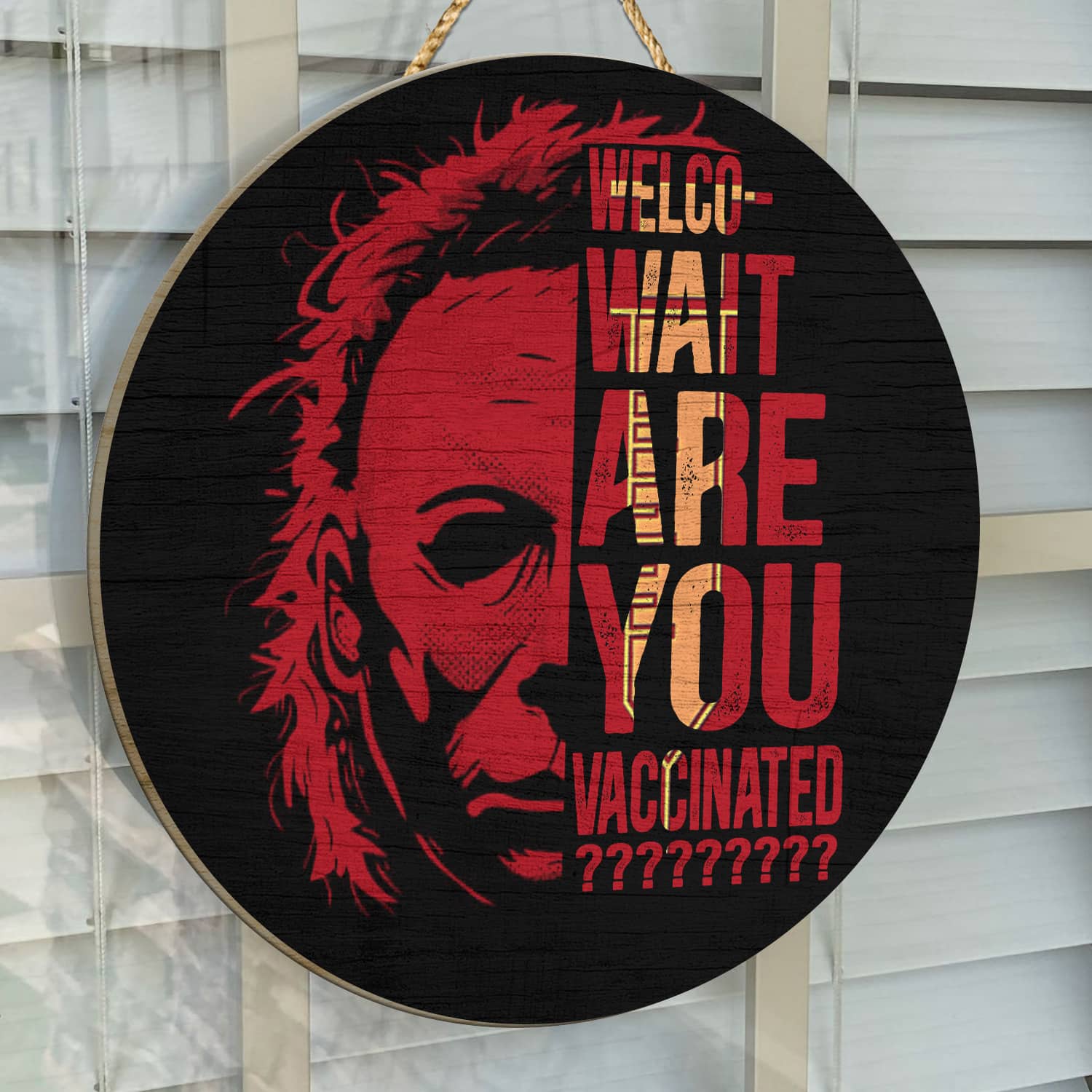 4KT. Welco- Wait Are You Vaccinated Door Sign Mockup 14