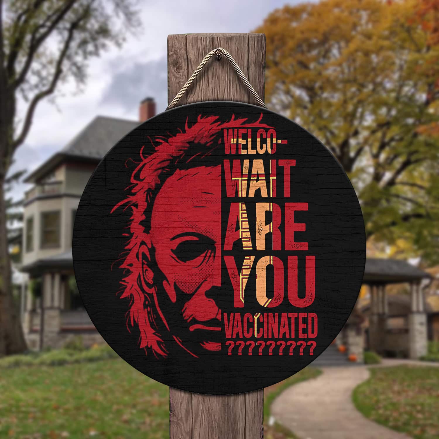 4KT. Welco- Wait Are You Vaccinated Door Sign Mockup 3