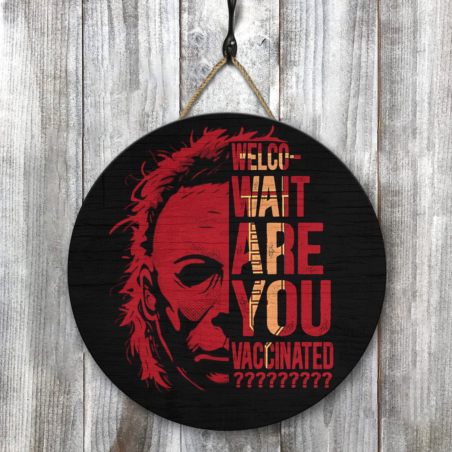 4KT. Welco- Wait Are You Vaccinated Door Sign Mockup 8