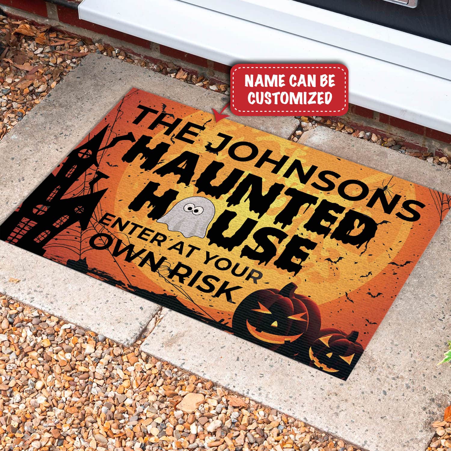 3KT. Haunted House Enter At Own Risk Mockup 1