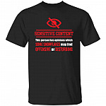 sensitive, Black, Unisex T-Shirt