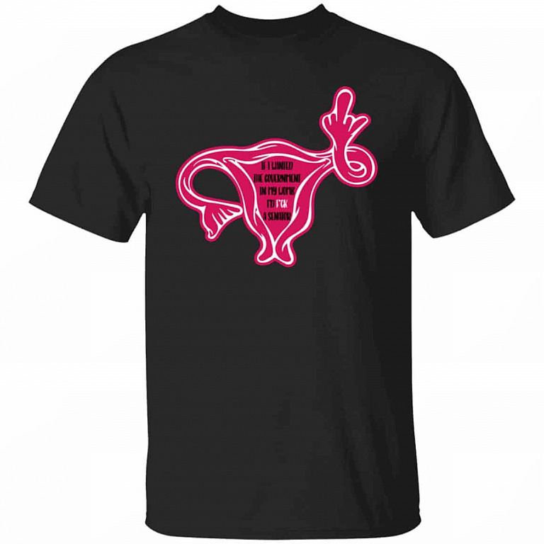 If I Want the Government tshirt, Black, Unisex T-Shirt