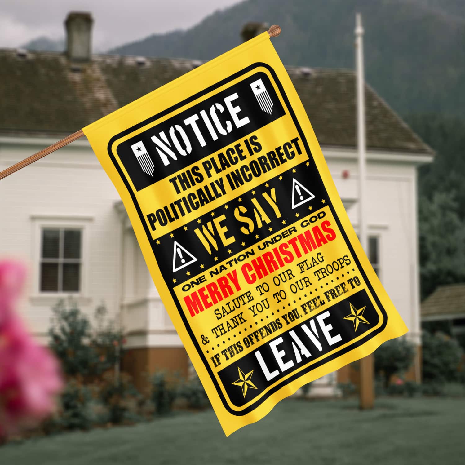 30x40 (2) House Flag Mockup 4