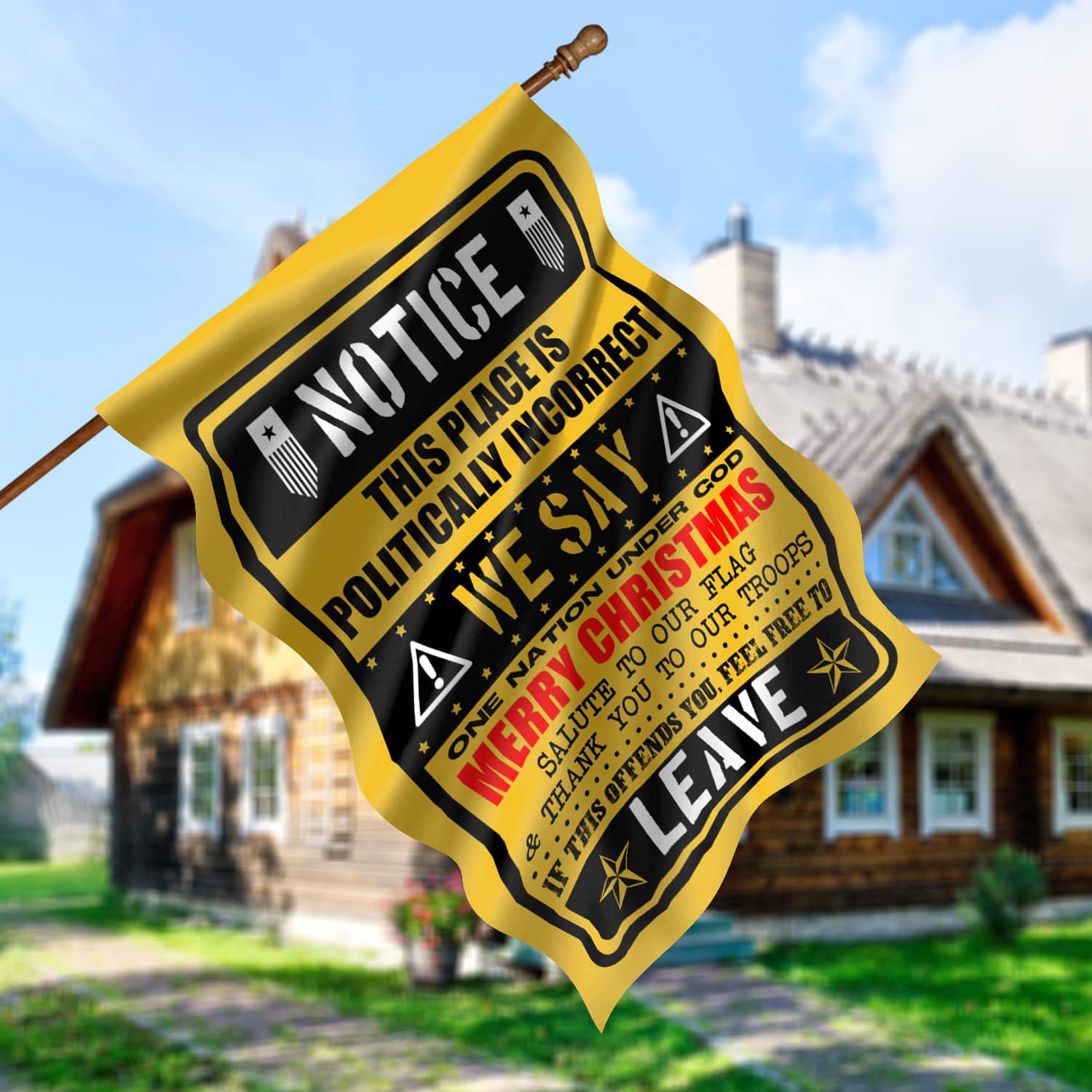 30x40 (2) House Flag Mockup 5