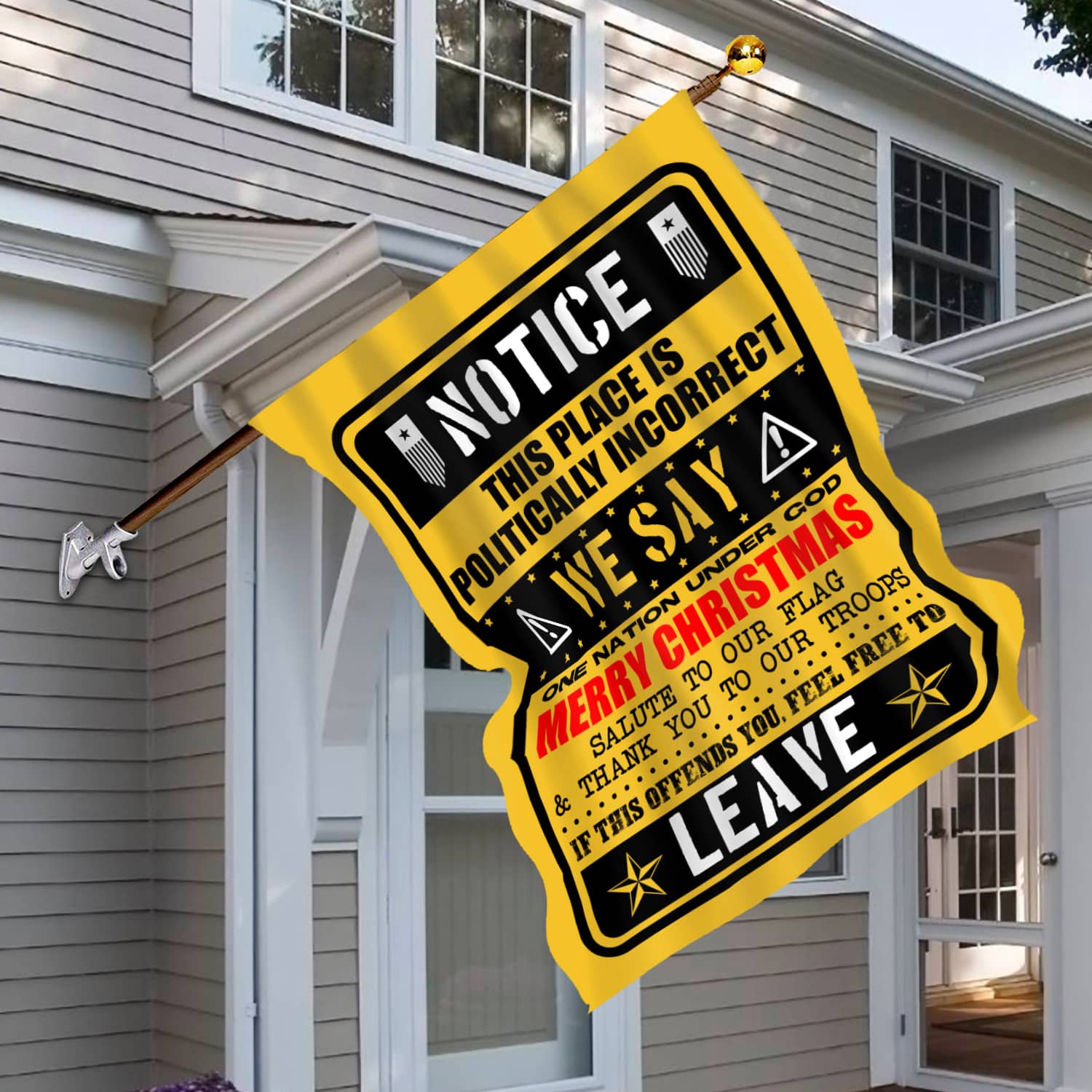 30x40 (2) House Flag Mockup 6