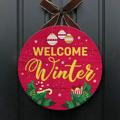 Wooden Door Sign