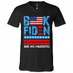 buck, Black, V-Neck T-Shirt