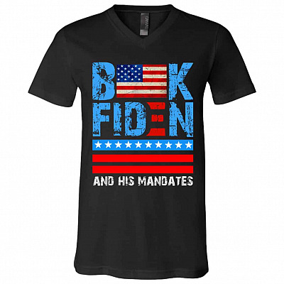 buck, Black, V-Neck T-Shirt