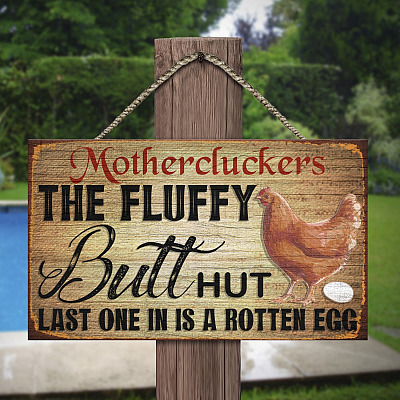 Wooden Door Sign
