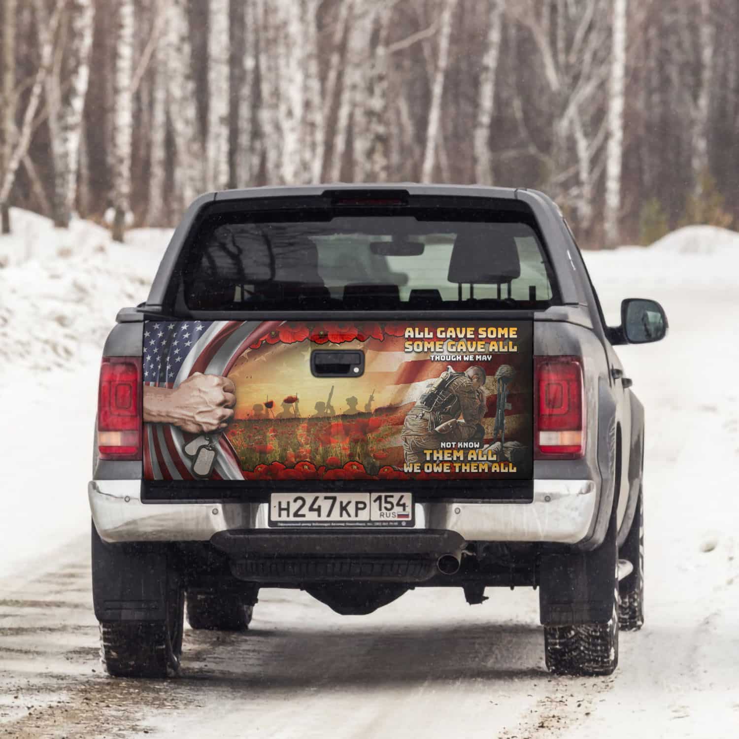 2O. All Gave Some (6) Tailgate Wrap Mockup 6