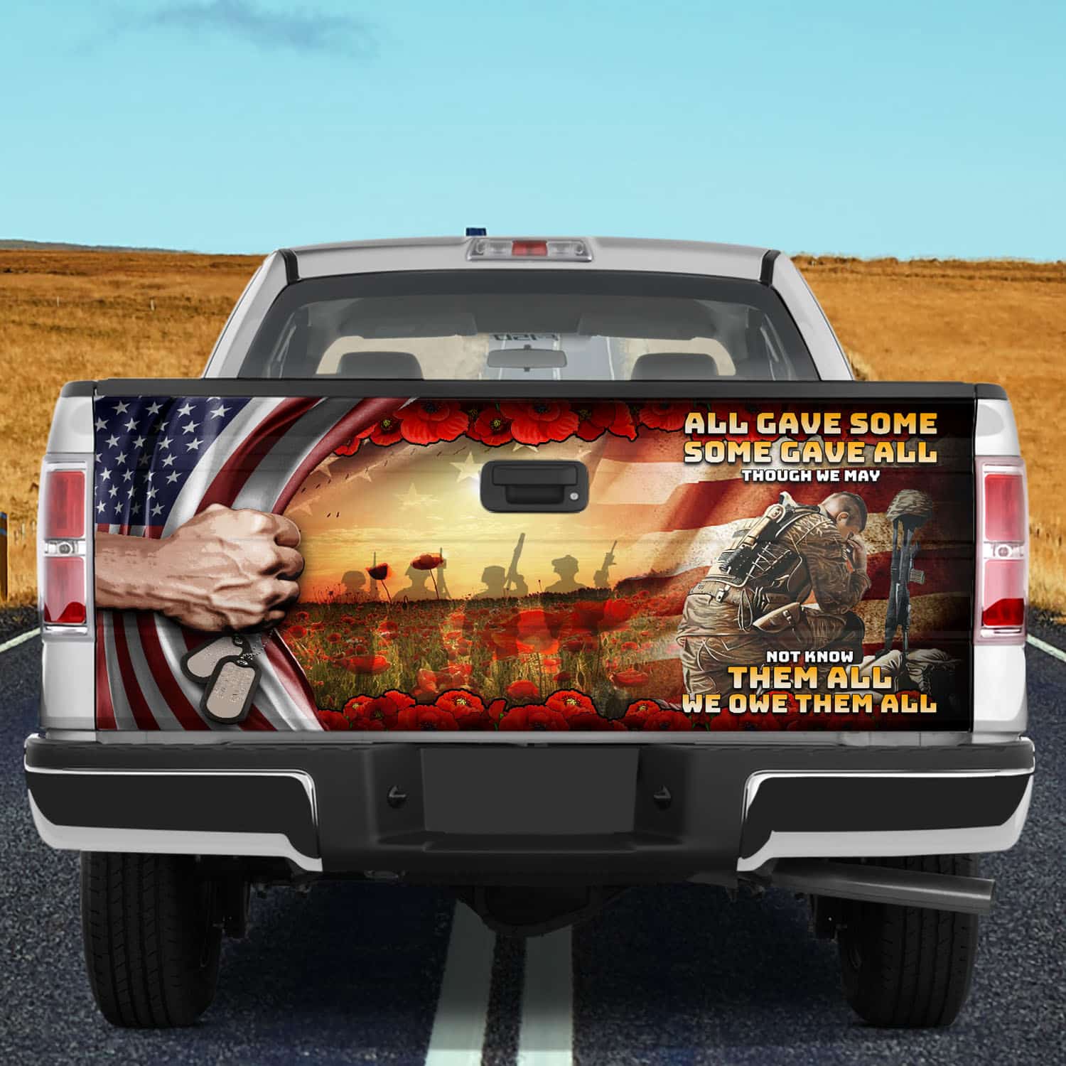 2O. All Gave Some (6) Tailgate Wrap Mockup 10