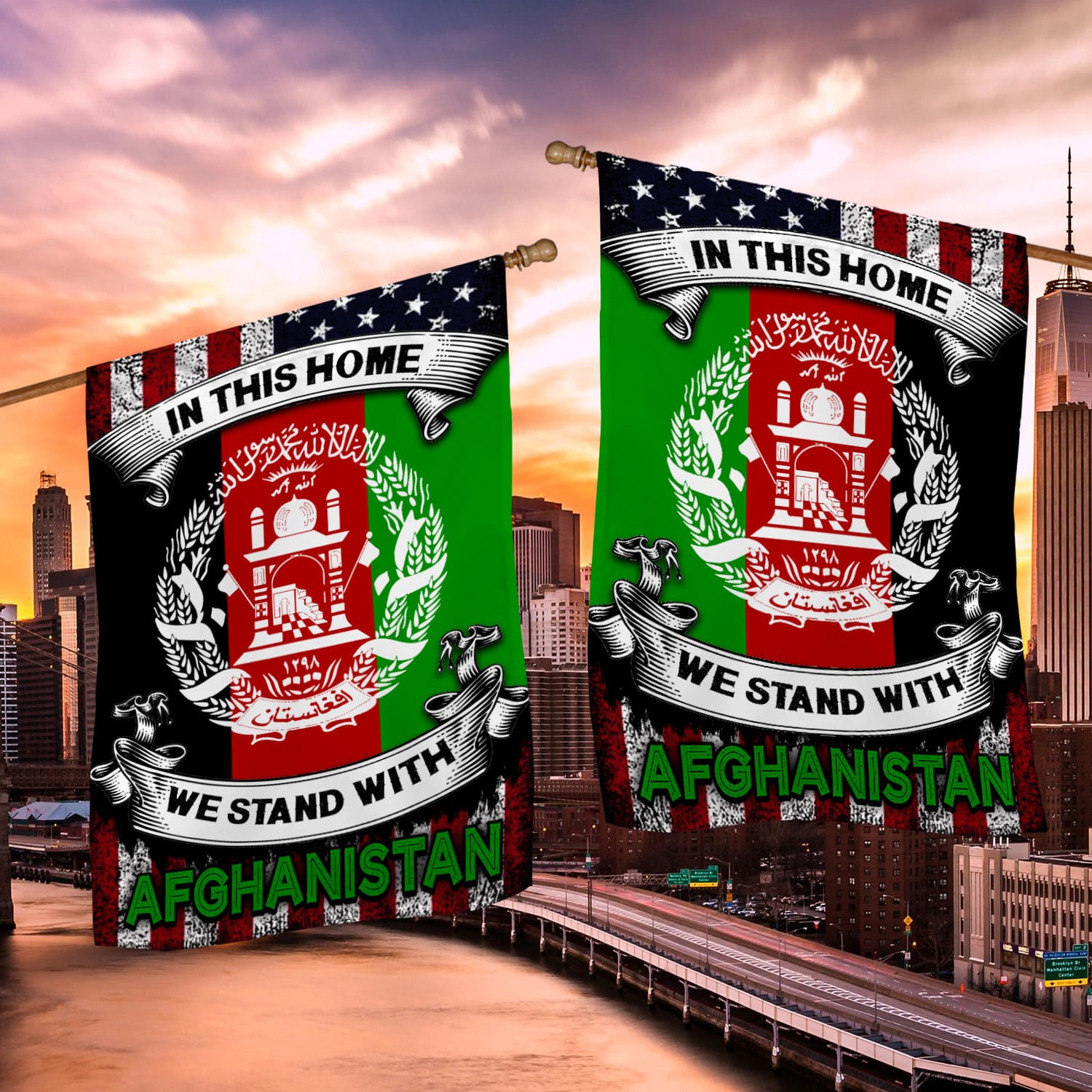 30x40 House Flag Mockup 2 Side-2