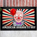 Joe Biden Horror American Clown Story Halloween Costume Doormat - Outdoor Indoor Doormat - Funny Joe Biden Doormat