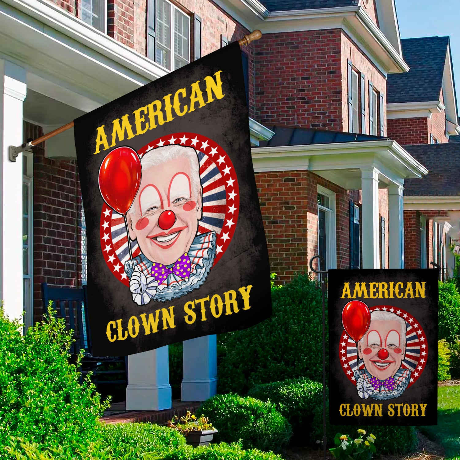14NH. Uu tien. American Clown Story Garden & House Mockup 2