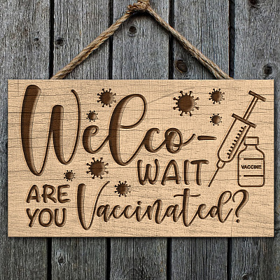 Wooden Door Sign