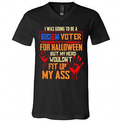 I Was Going Tshirt, Black, V-Neck T-Shirt