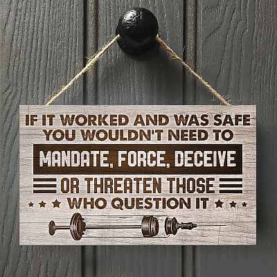 Wooden Door Sign