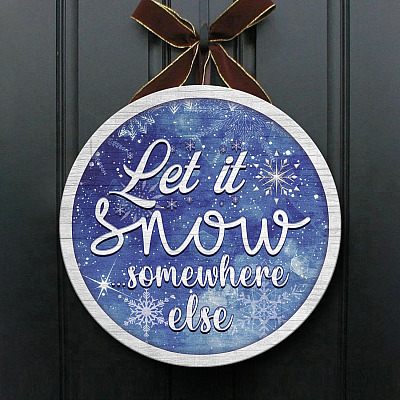 Wooden Door Sign