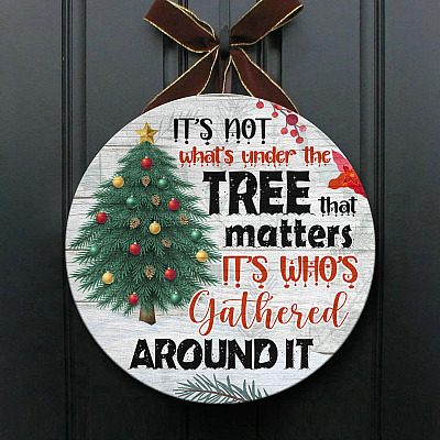 Wooden Door Sign