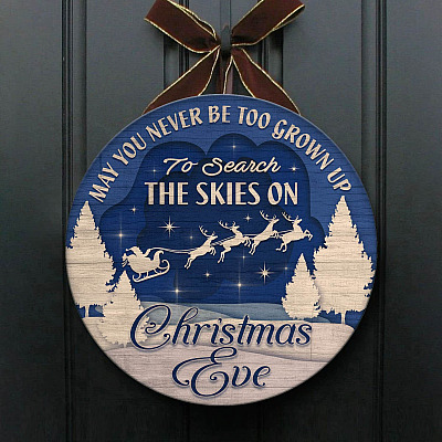 Wooden Door Sign