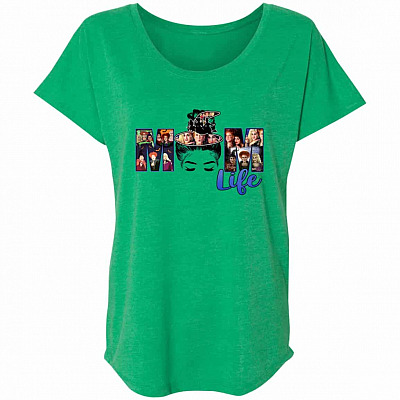 Ladies Triblend Dolman Sleeve