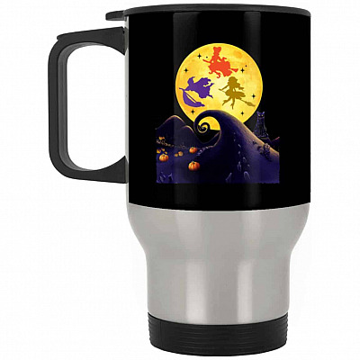 14 oz. Silver Travel Mug