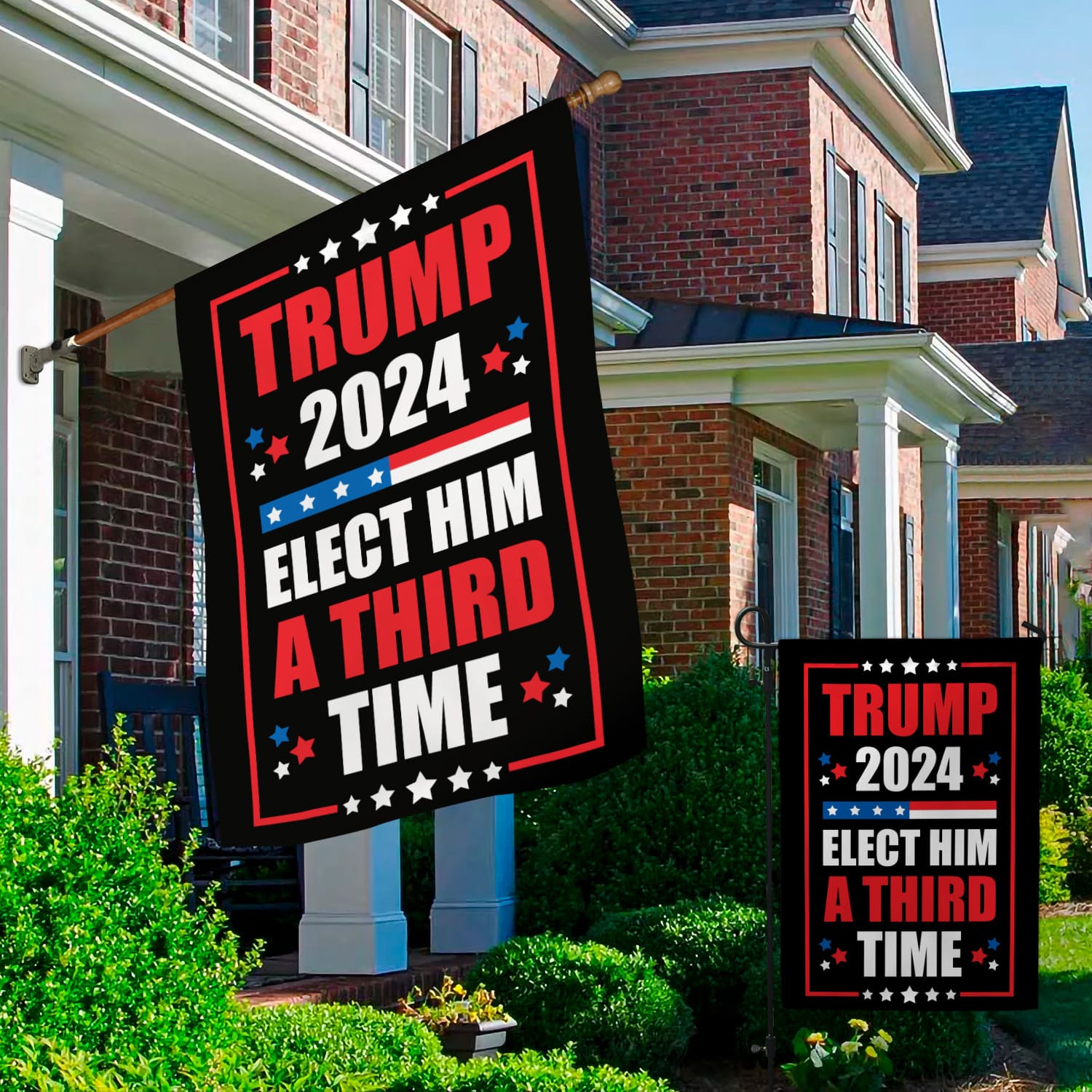 6KNG. Elect Third Time 30x40 Garden & House Mockup 2