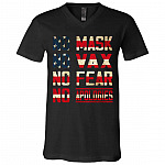 7 HG UU TIEN. No Mask No Vax (4), Black, V-Neck T-Shirt