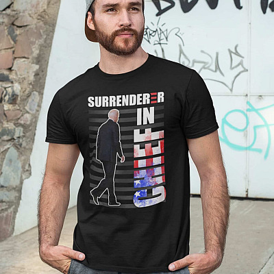 Alternative view of Surrenderer In Chief Anti Biden T-Shirt - Biden Has To Go V-Neck Shirt