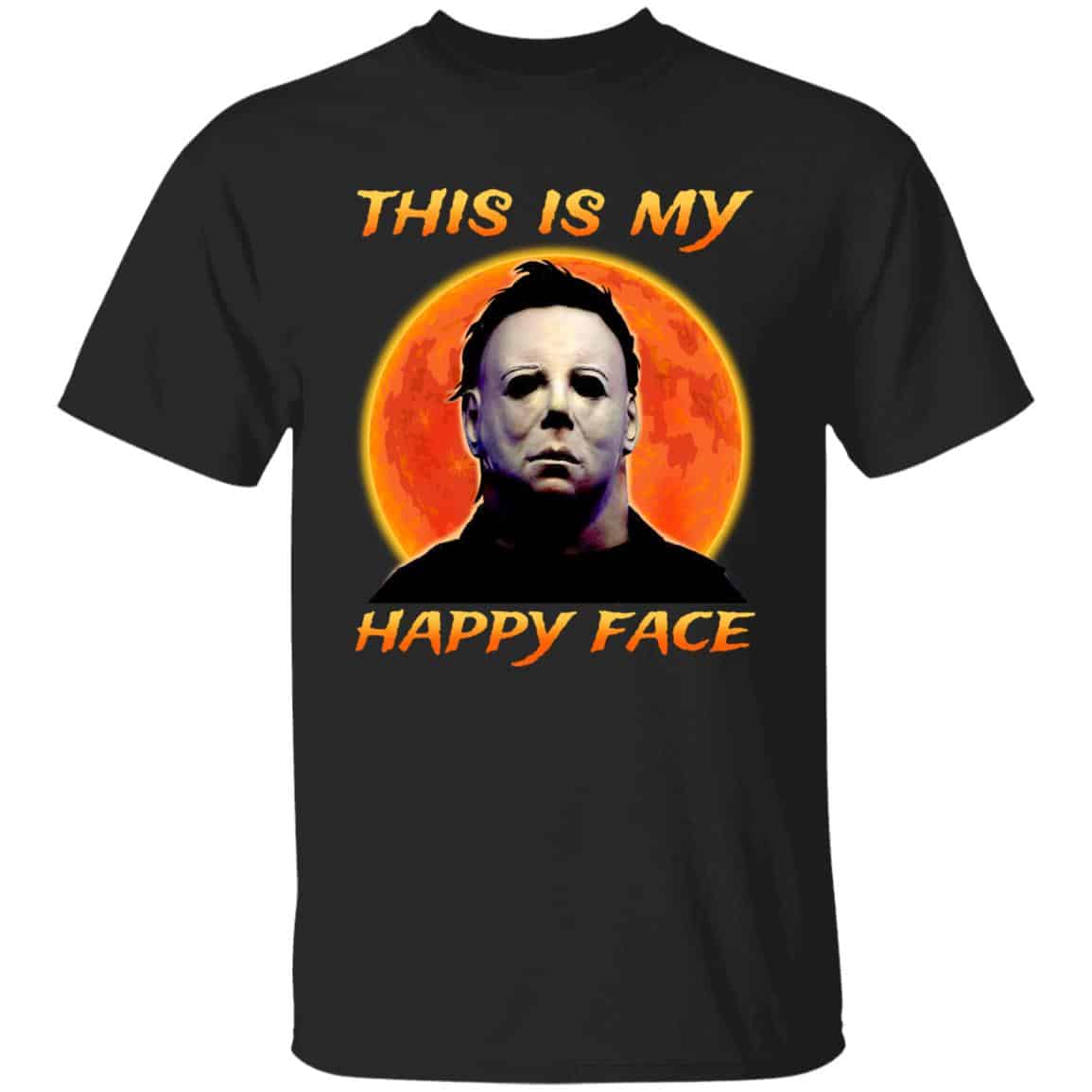 face, Black, Unisex T-Shirt