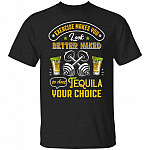 Exercise Makes You Tshirt, Black, Unisex T-Shirt
