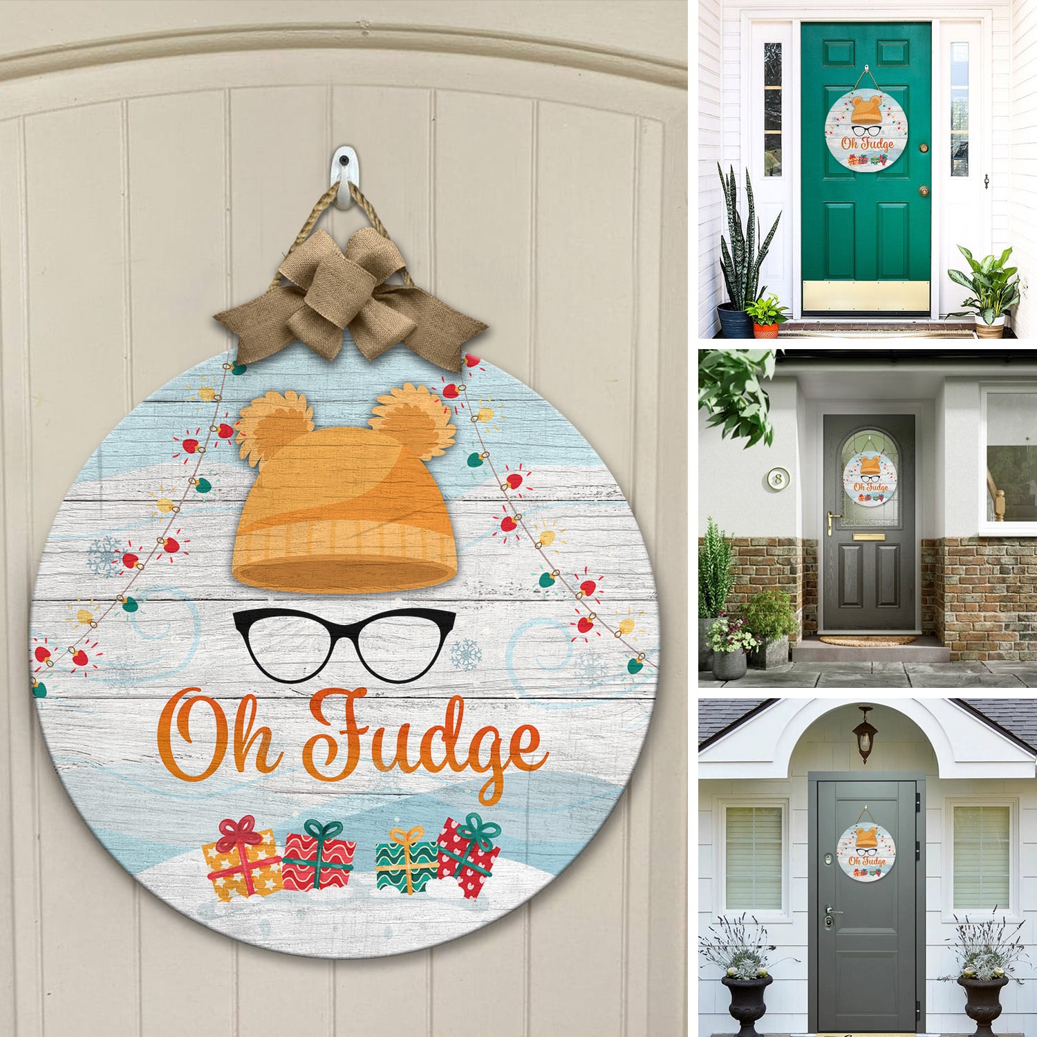 5LV. Oh Fudge-Door Sign Door Sign Mockup 12