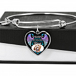 Personalized Photo I Can No Longer See You With My Eyes But I Will Feel You In My Heart Forever Hearts Pendant Necklace - Pet Loss Gift
