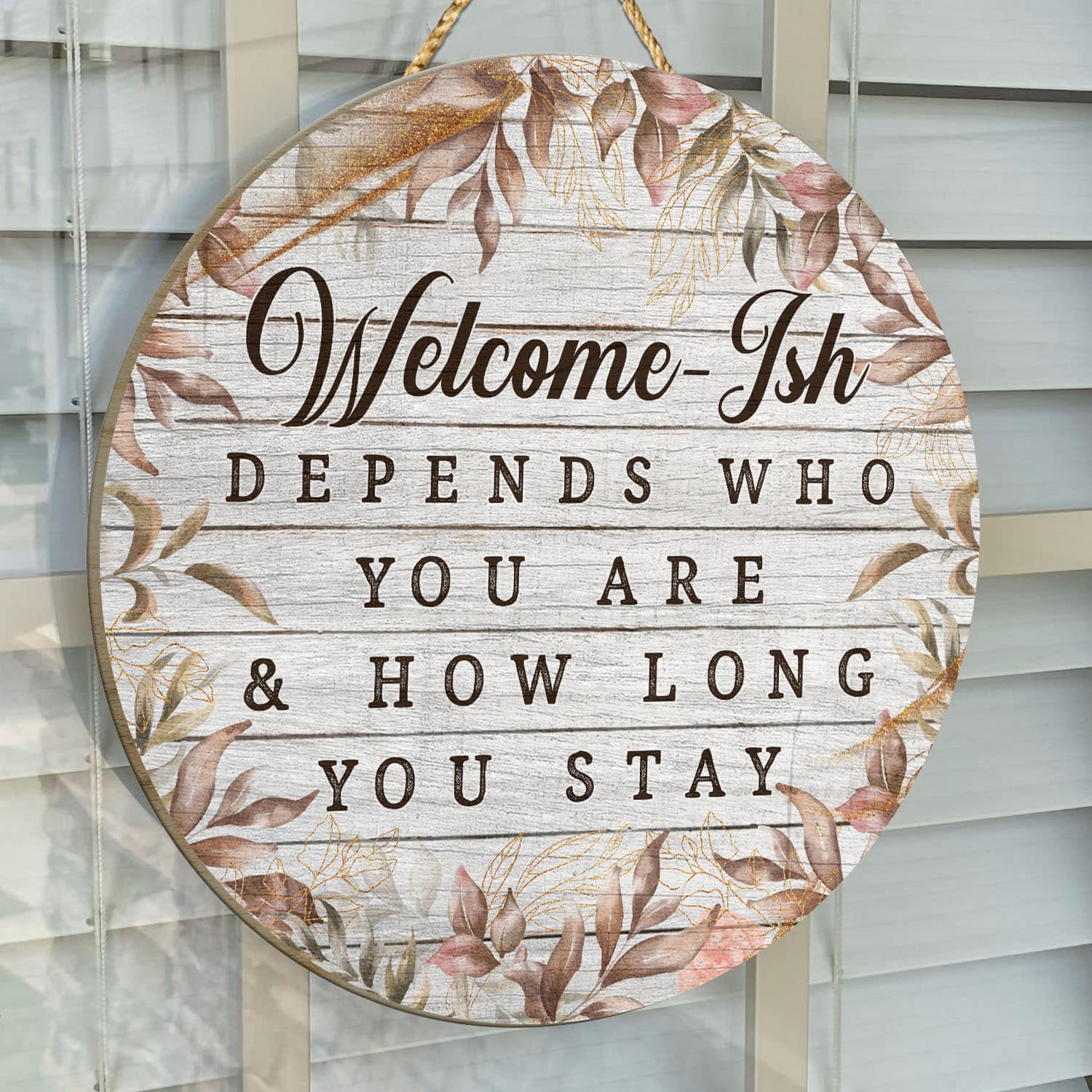 36 HG. Welcome-ish doorsign(5) Door Sign Mockup 14