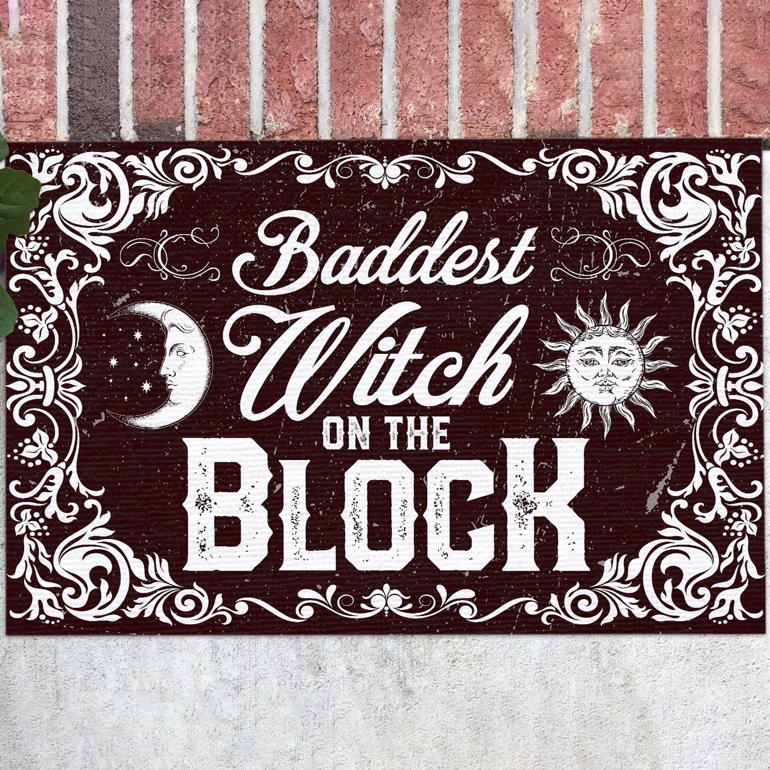 2NH. Baddest Witch (Doormat) updated (2) Doormat mockup 12