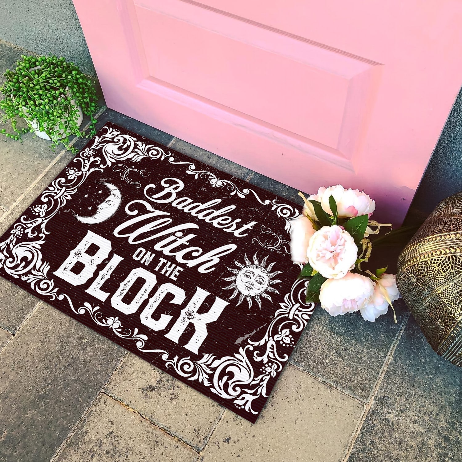 2NH. Baddest Witch (Doormat) updated (2) Doormat mockup 4