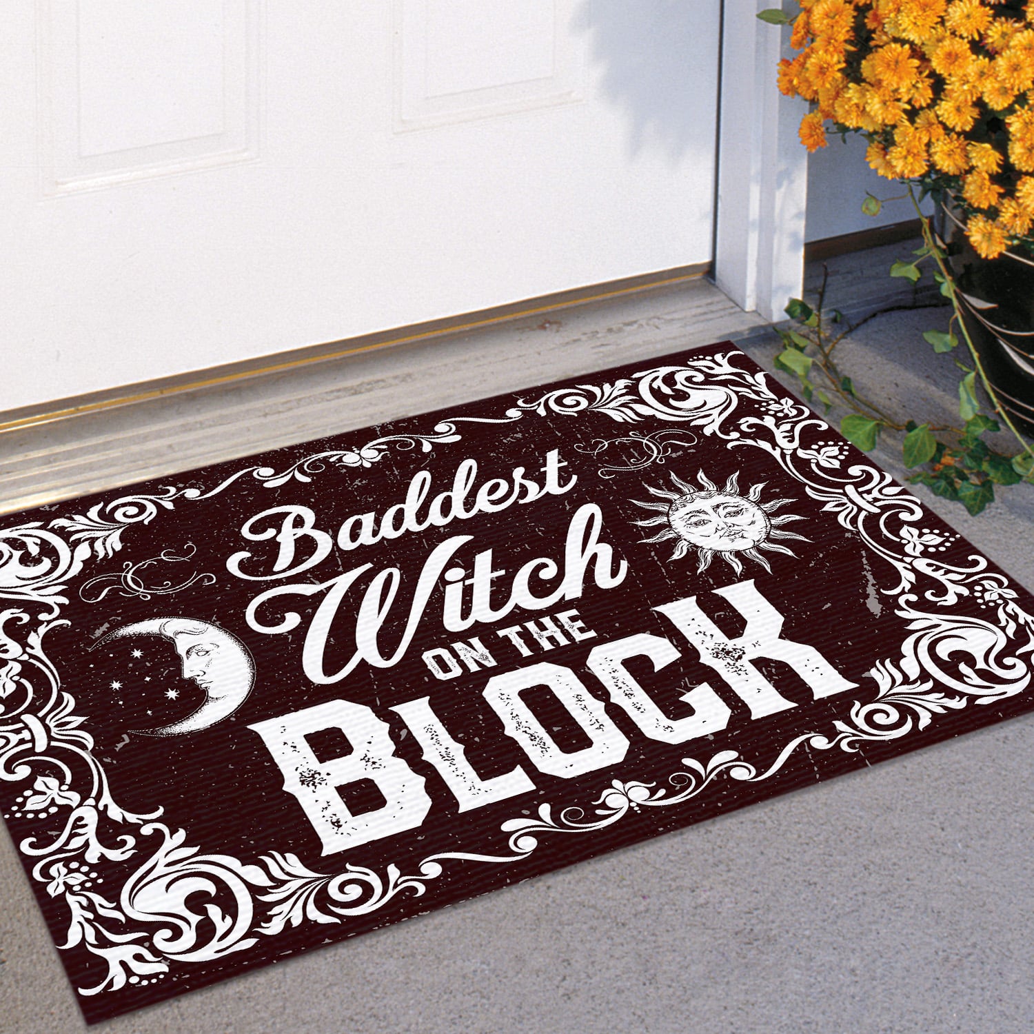 2NH. Baddest Witch (Doormat) updated (2) Doormat mockup 11