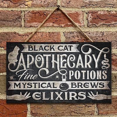 Wooden Door Sign