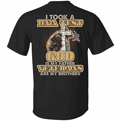 I Took A DNA Test God Is My FathShirt, Black, Unisex T-Shirt