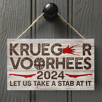 Wooden Door Sign