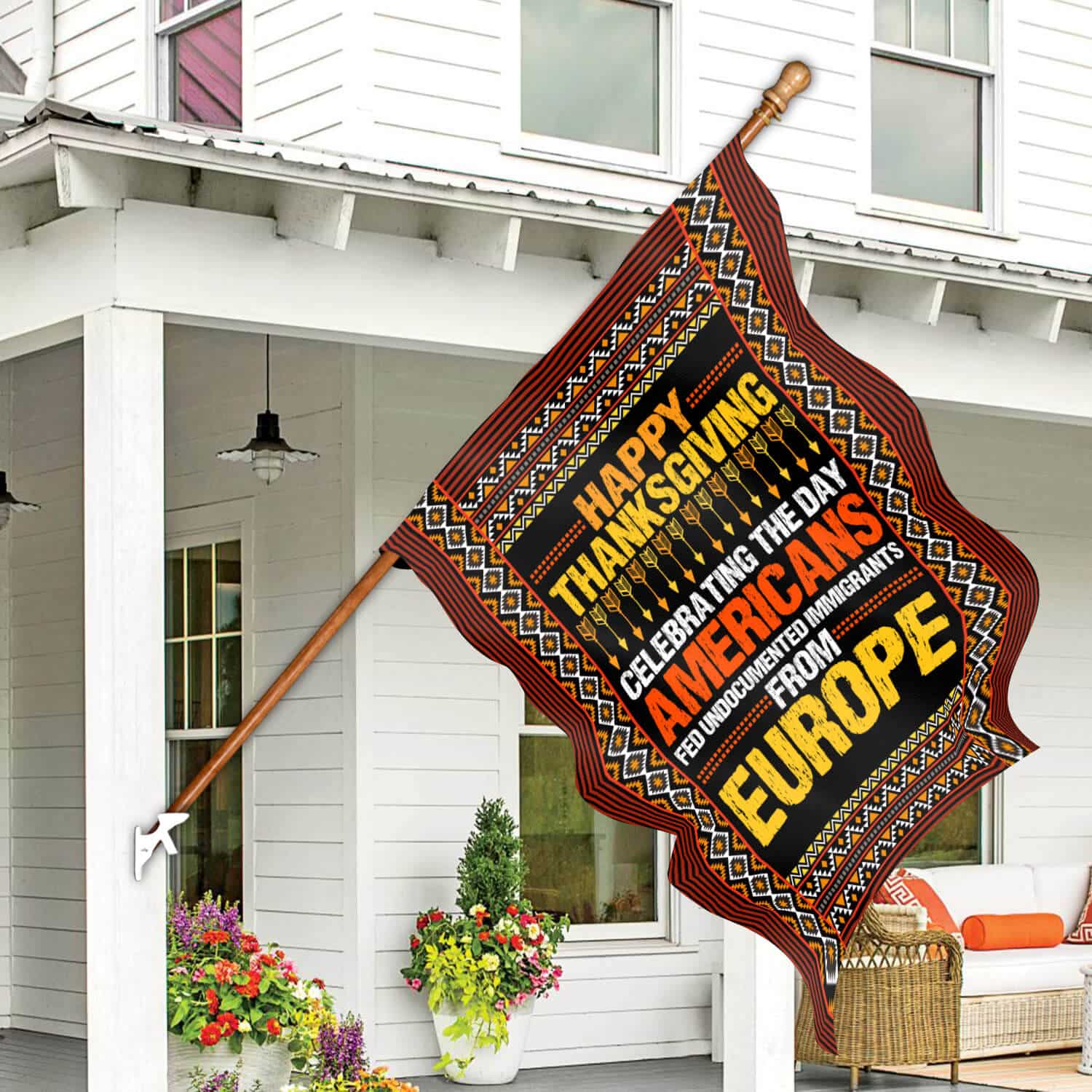 30x40 House Flag Mockup 7