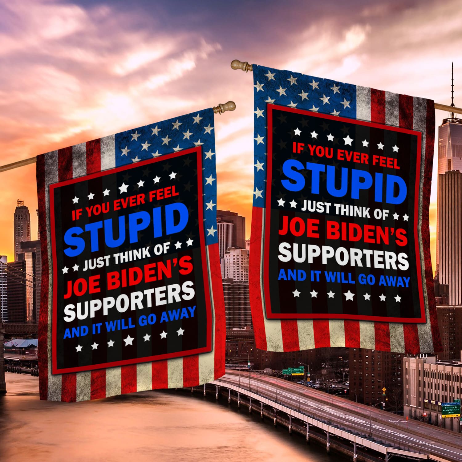 30x40 House Flag Mockup 2 Side-2