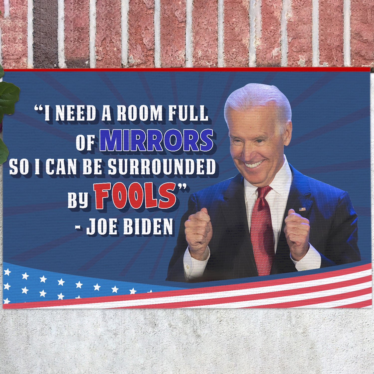 12KNG. Biden fool Doormat mockup 12