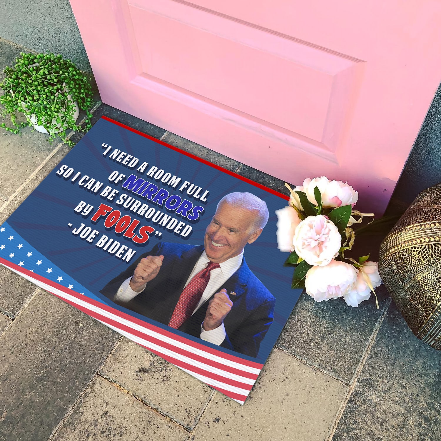 12KNG. Biden fool Doormat mockup 4