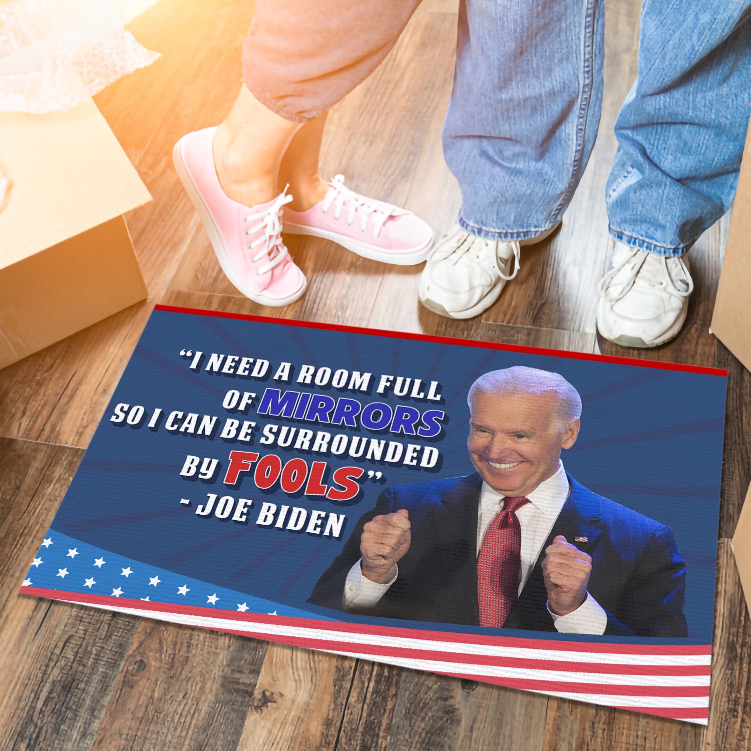 12KNG. Biden fool Doormat mockup 6