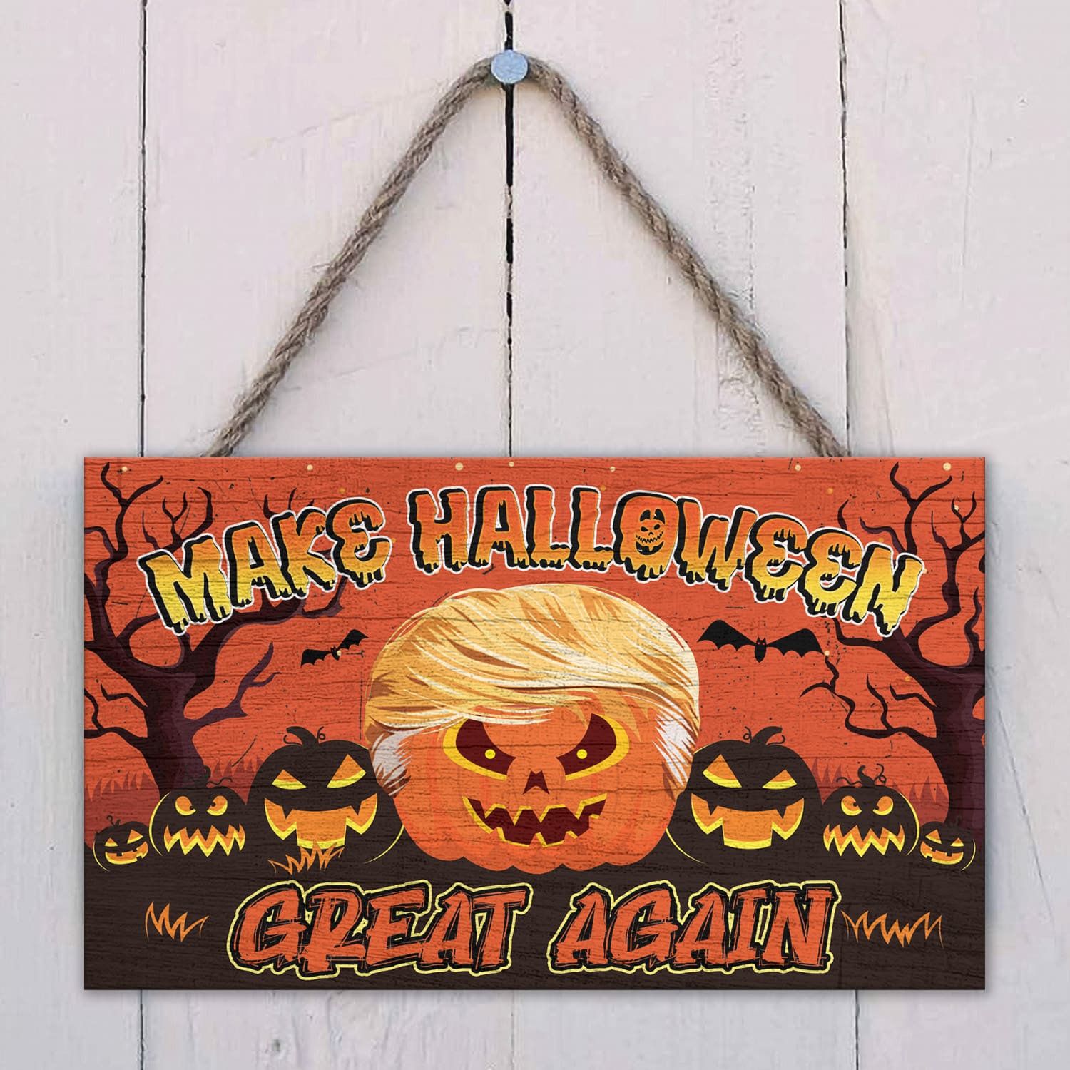 2Th. Trump Halloween Great Again Mockup 2