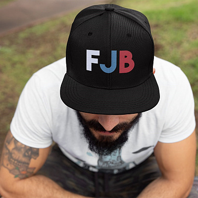 Alternative view of FJB Pro America Anti Biden Twill Cap - Funny Biden High-Profile Snapback Hat