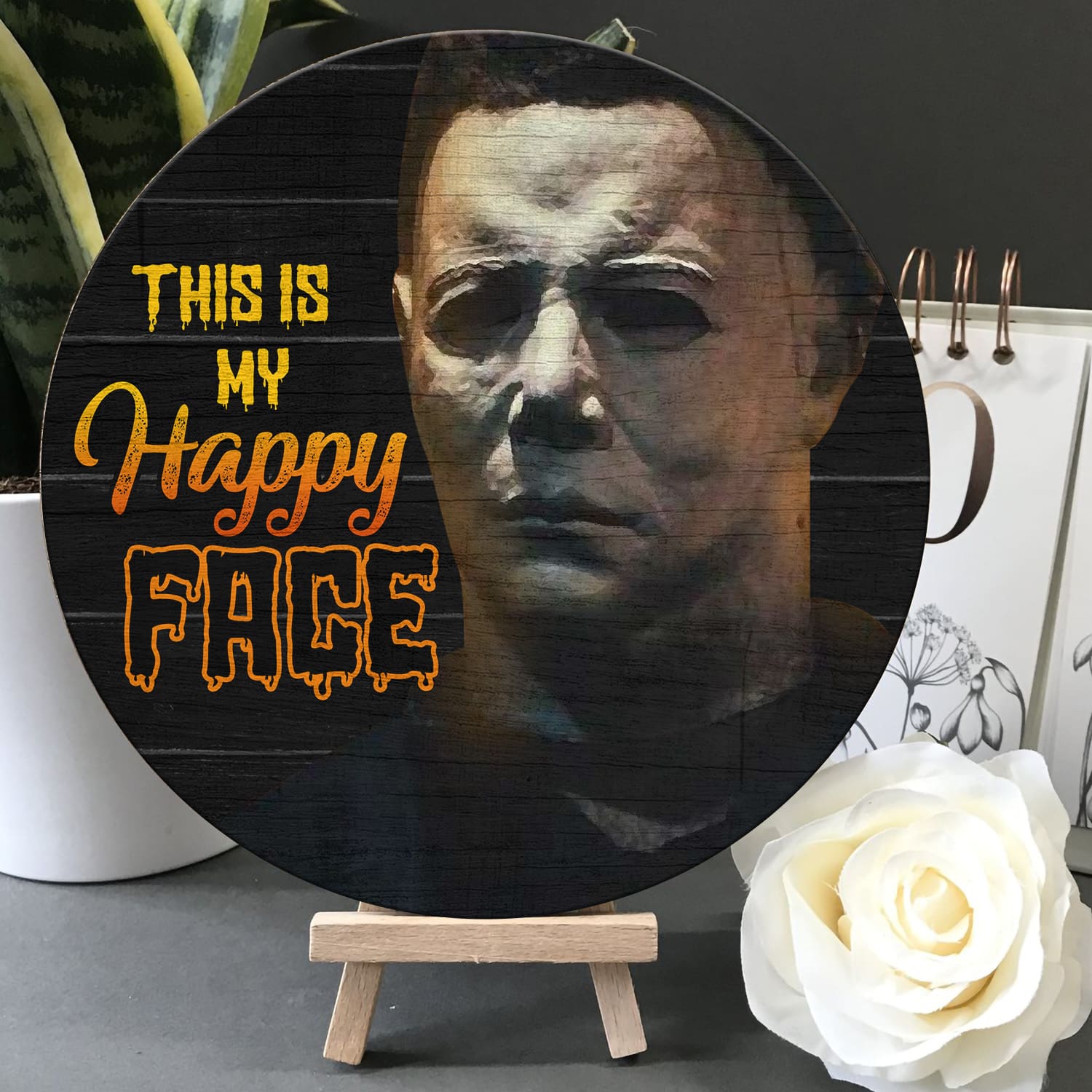 7Th. My Happy Face Myers (4) Door Sign Mockup 5