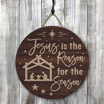 Wooden Door Sign