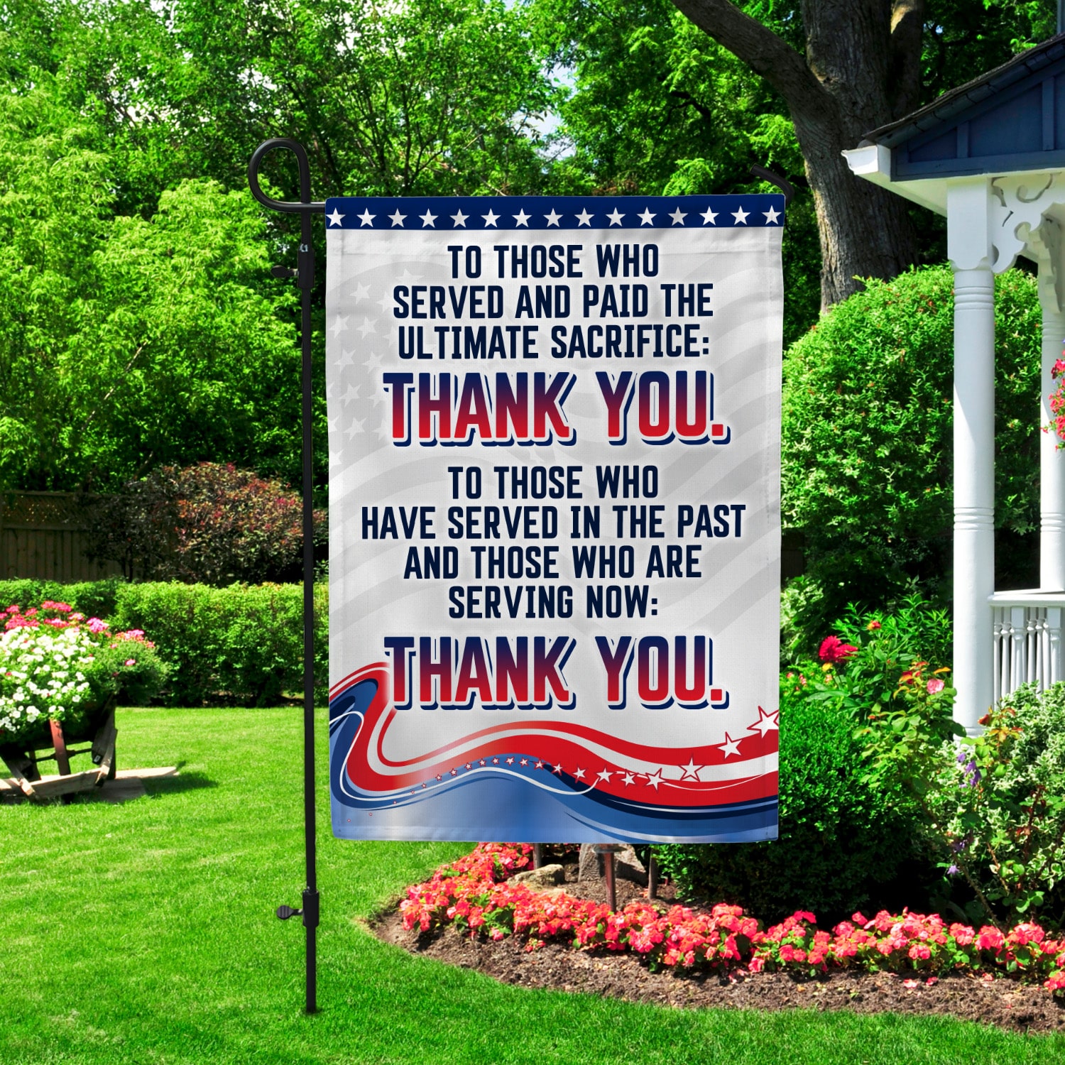 Size 30x40 Garden Flag Mockup 2